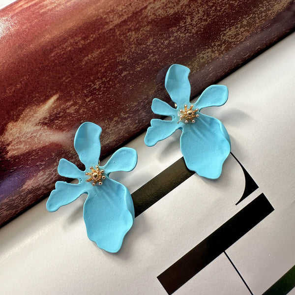 Σκουλαρίκια καρφωτά με λουλούδι Fandom