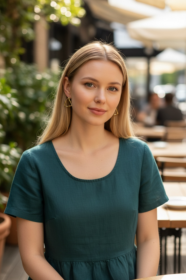 Γεωμετρικά Σκουλαρίκια με Μαύρο Σμάλτο