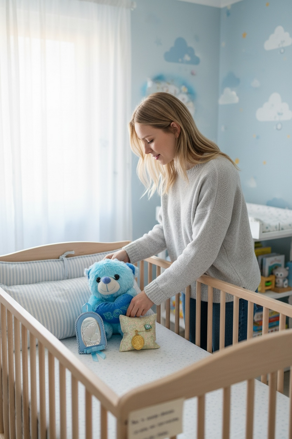 Baby Gift Set για Νεογέννητο Αγοριού Μπλε Αρκουδάκι 