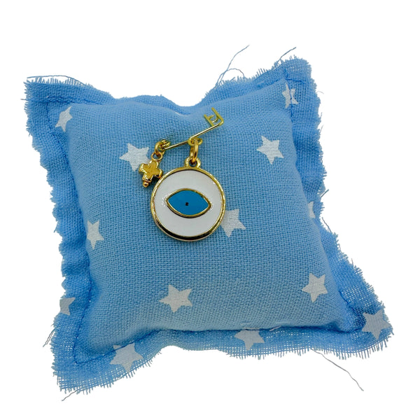 Παραμάνα παιδική κρεμαστό Ματάκι & Σταυρουδάκι