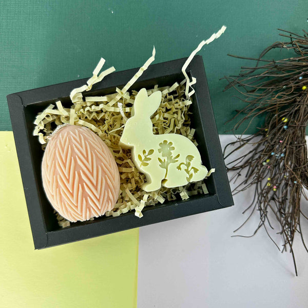 Ανοιξιάτικο Αρωματικών Σετ Κεριών – Πασχαλινό Αυγό & Λαγουδάκι