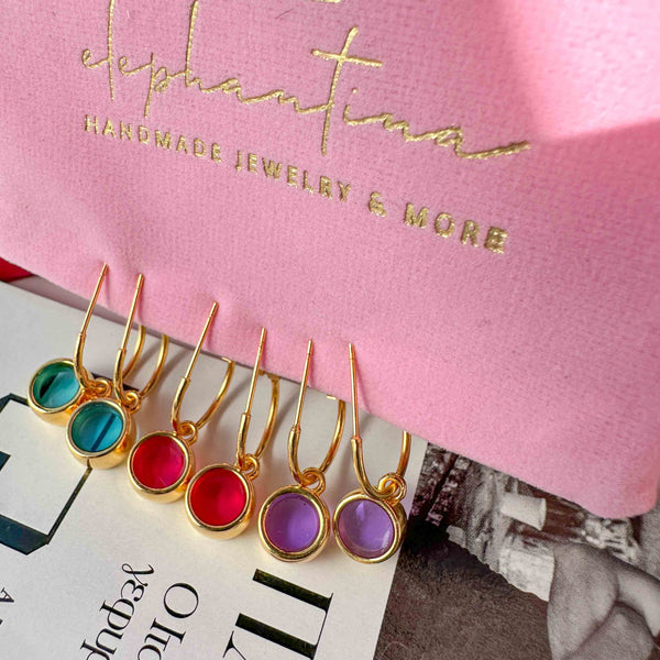 Σκουλαρίκια κρίκοι Vitro Art Circles