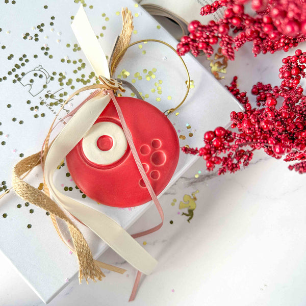 Κεραμικό Γούρι 2026 Κρεμαστό Μάτι Mystery