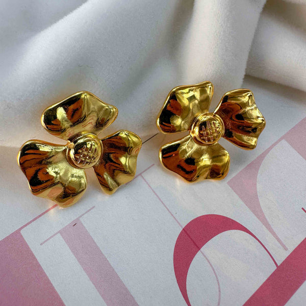 Σκουλαρίκια Σχέδιο Λουλούδι