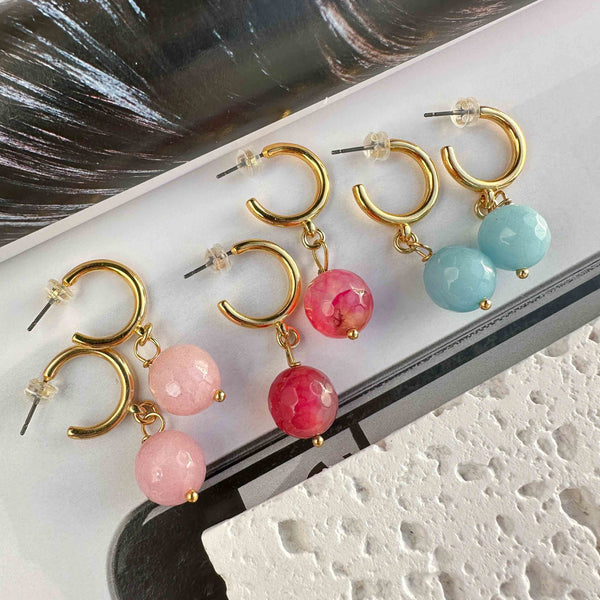 Σκουλαρίκια κρίκοι Multi Balls