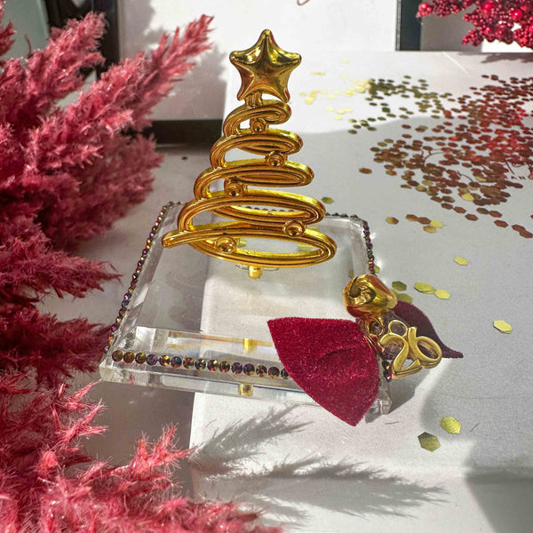 Γούρι Δέντρο 2026 σε βάση με Φιόγκο