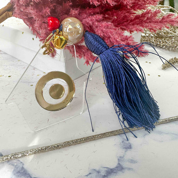 Επιτραπέζιο Plexiglass Γούρι Σπίτι Μάτι με μπλε Φούντα – 2026