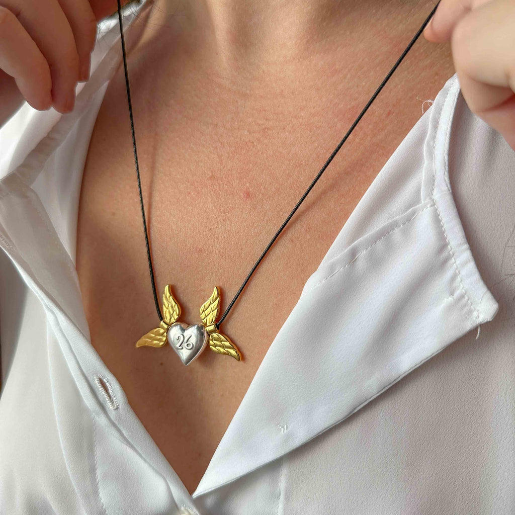 Γούρι 2026 Καρδιά με Φτερά