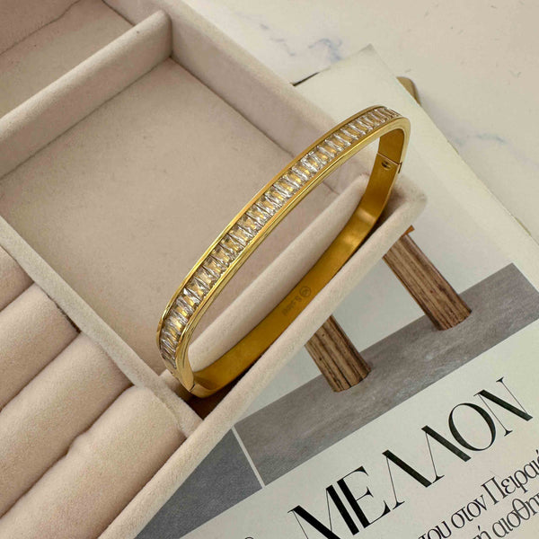 Κλασική Χειροπέδα με Κρύσταλλα - 6mm