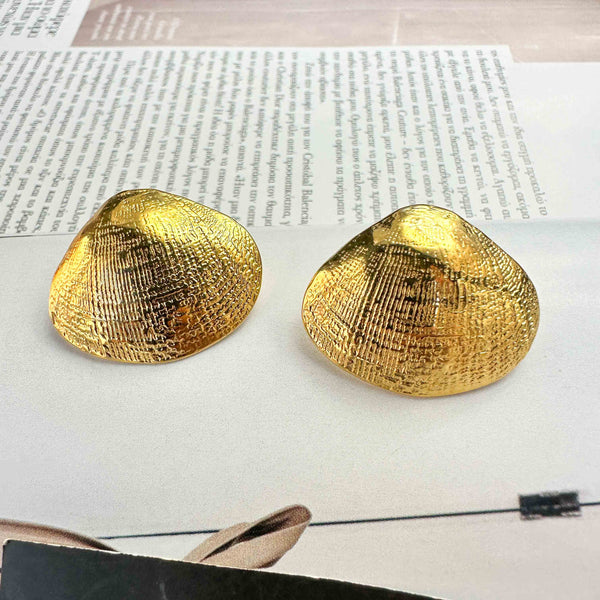 Σκουλαρίκια καρφωτά Maximus κοχύλι οστράκων