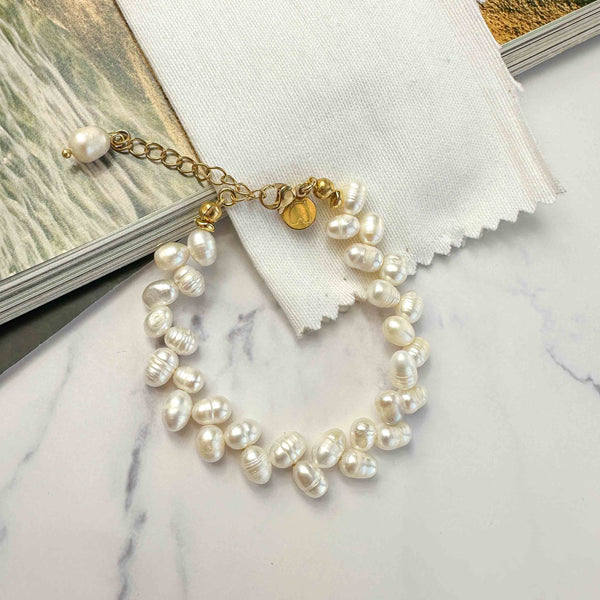 Βραχιόλι με μαργαριτάρια καλλιέργειας Zik Zak