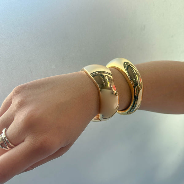 Βραχιόλι από Επιχρυσωμένο Ορείχαλκο με Οργανική Υφή