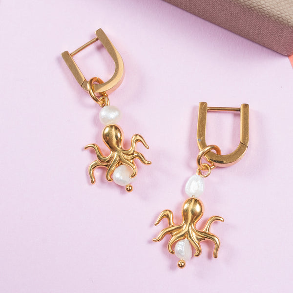 Σκουλαρίκια κρίκοι Octapus