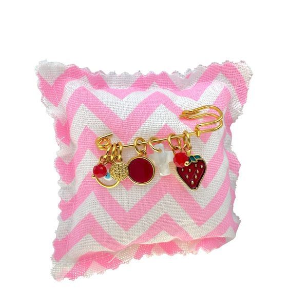 Παραμάνα παιδική φραουλίτσα-στοιχεία βιτρώ