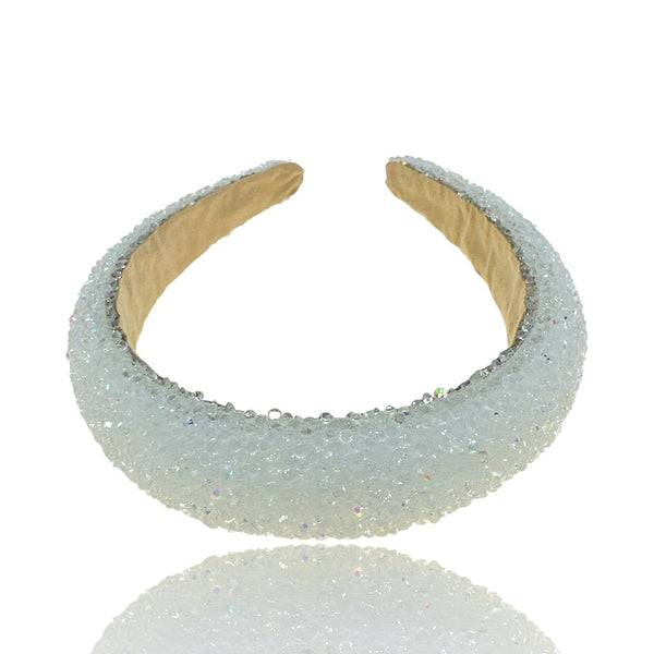 Στέκα Μαλλιών Ιριδίζουσα με Κρύσταλλα