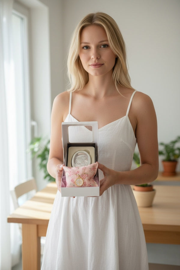 Baby Kit Νεογέννητου Κοριτσιού – Επιτραπέζια Εικόνα Παναγίας & Παραμάνα IC XC NIKA