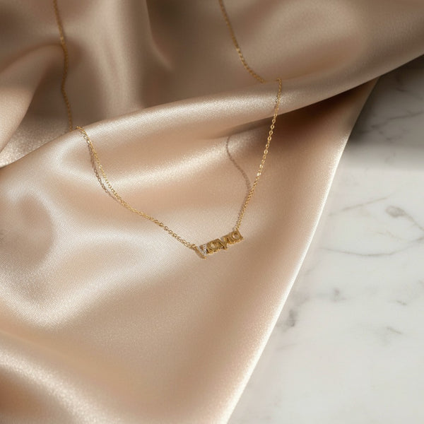 elephantina.gr gold-tone stainless steel necklace with