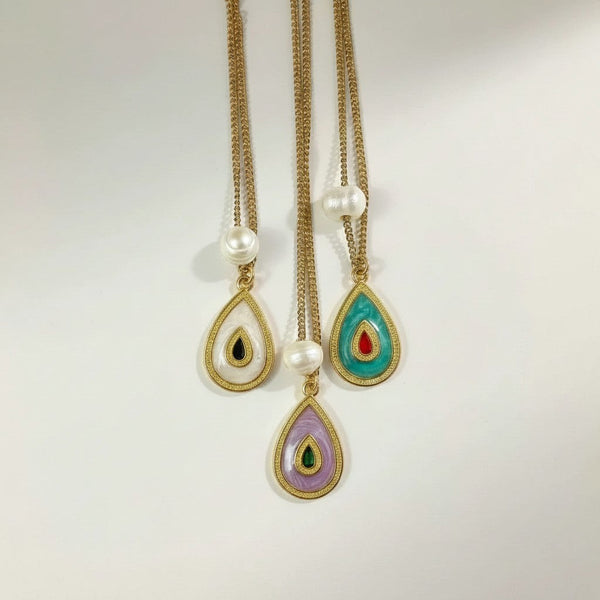 Κολιέ Σταγόνες Multicolors Drops