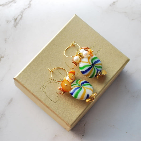 Σκουλαρίκια κρεμαστά ''multiball''