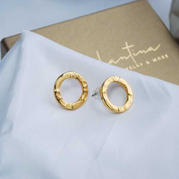 Σκουλαρίκια κρίκοι σφυρήλατοι