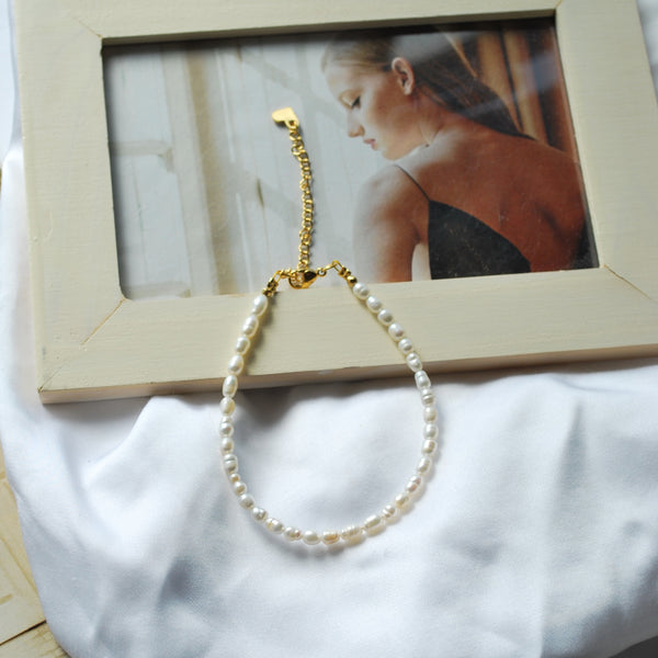 Βραχιόλι ποδιού μαργαριτάρια